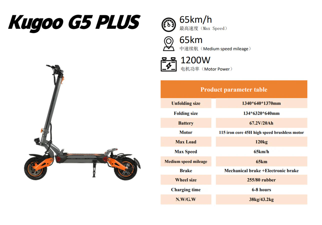 G5 Plus Electric Scooter