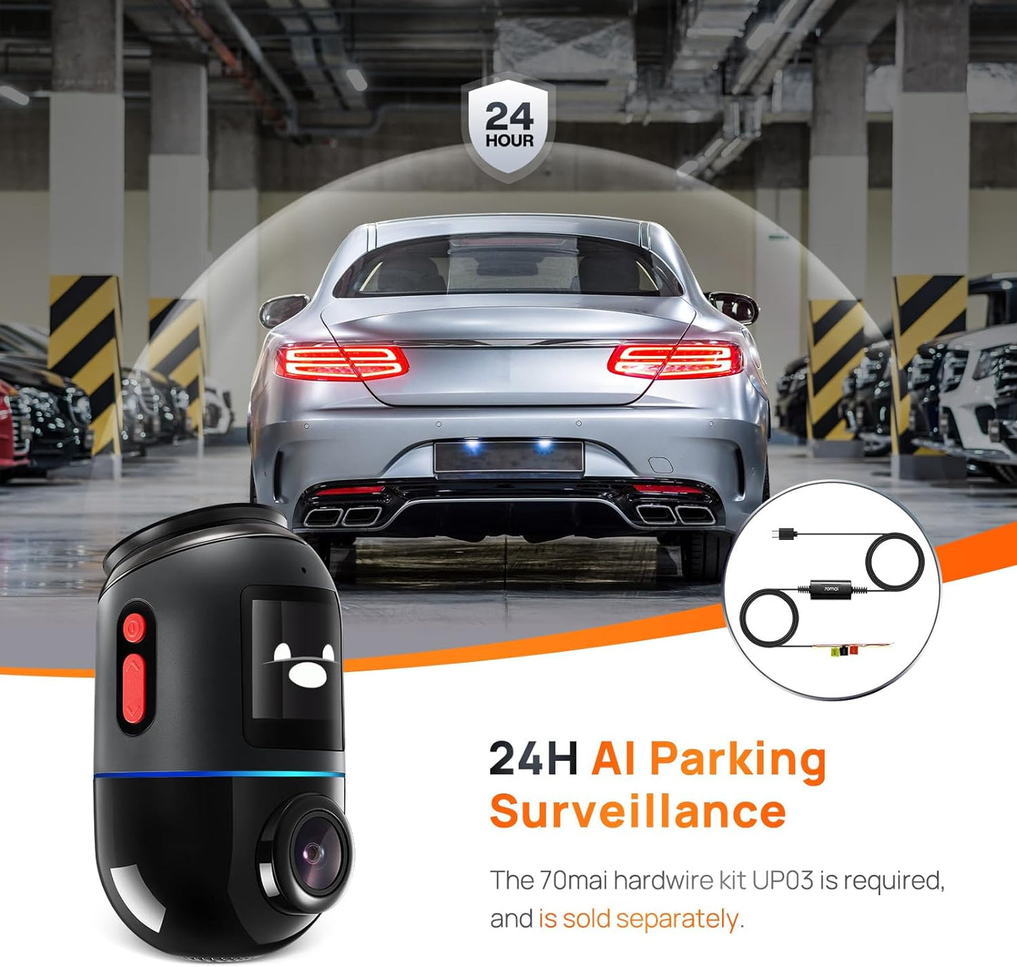 360° Rotating Dash Cam