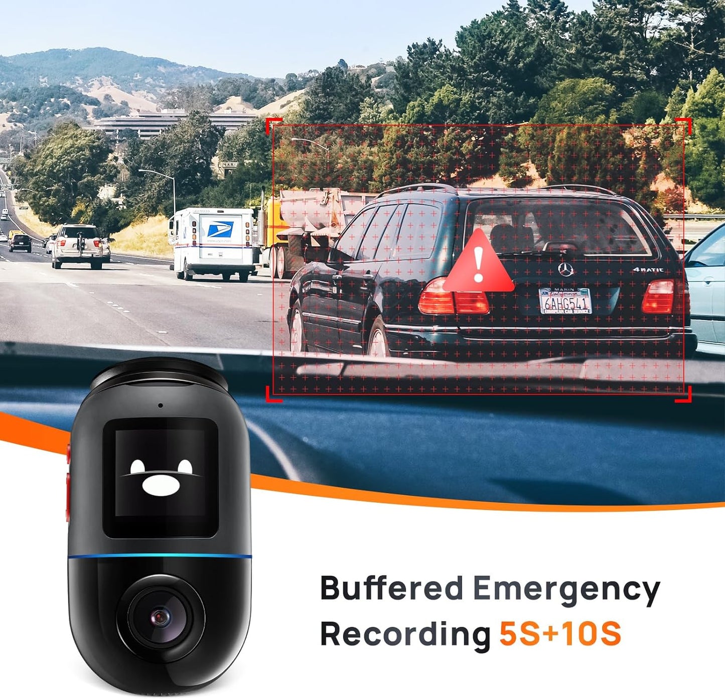 360° Rotating Dash Cam