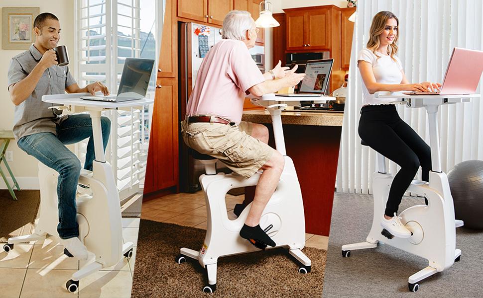 Exercise Bike with Standing Desk