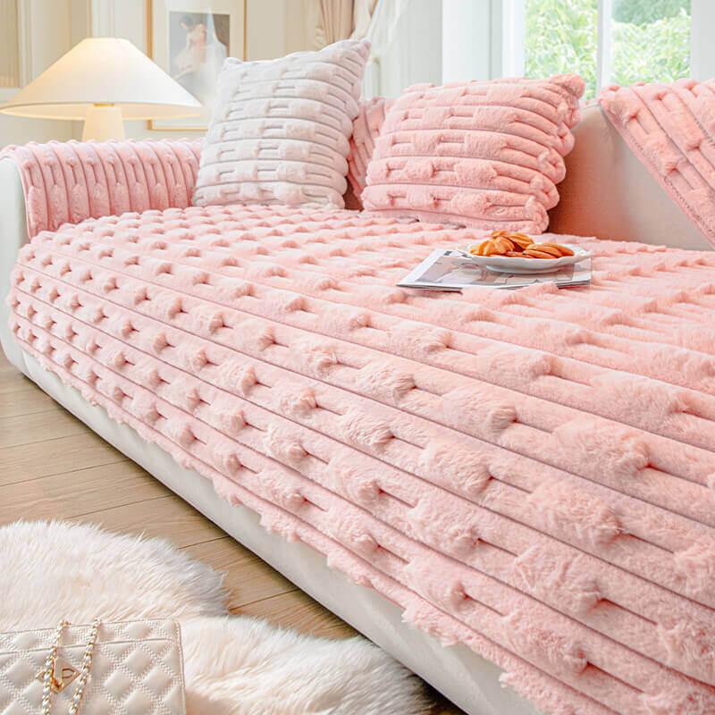LuxePlush Non-Slip Sofa Cover