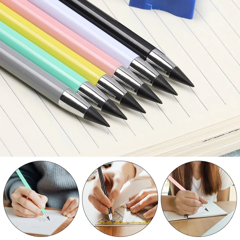 Eternal Pencil - Everlasting Infinity Pencil with Eraser for Writing, Sketch, Drawing 4.9 based on 12 reviews