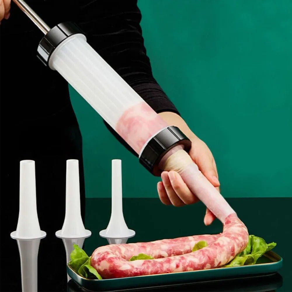 Manual Sausage Machine - Food Grade Kitchen Sausage Stuffer Tool for Household Use