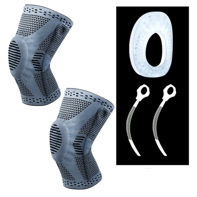 Knee Compression Sleeve - Knee Support Brace Patella Protector for Cycling, Running, Basketball and Football