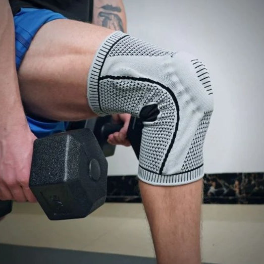 Knee Compression Sleeve - Knee Support Brace Patella Protector for Cycling, Running, Basketball and Football