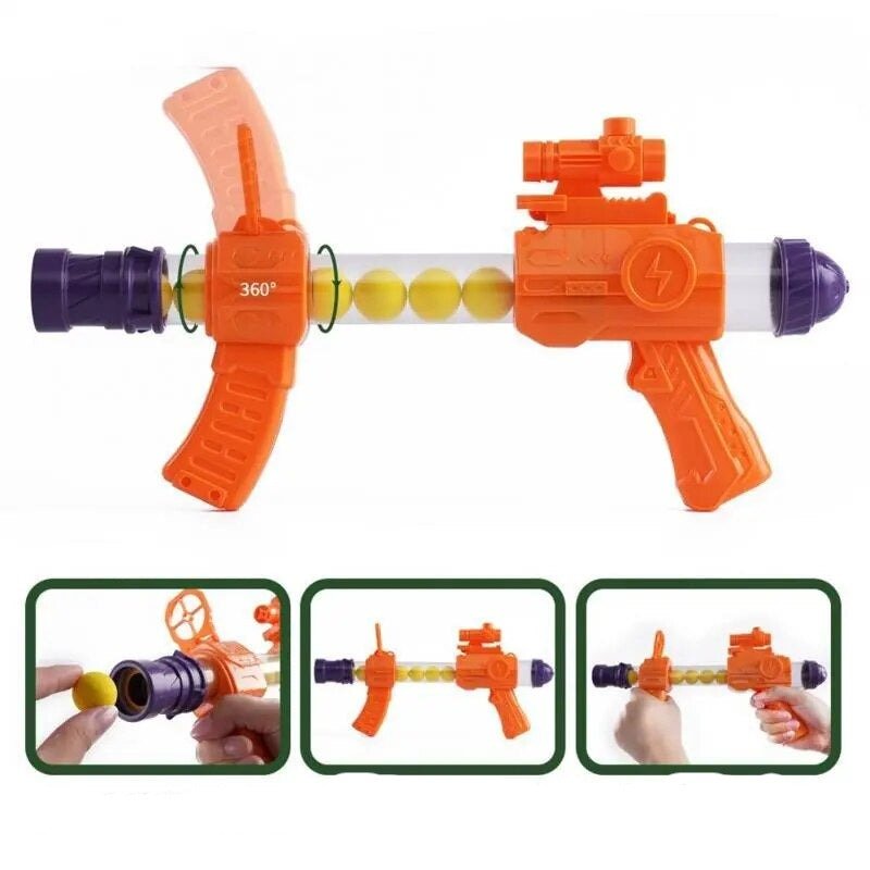 Pumpkin Target Shooting Toy - Shooting Games with LCD Score Record and Sound