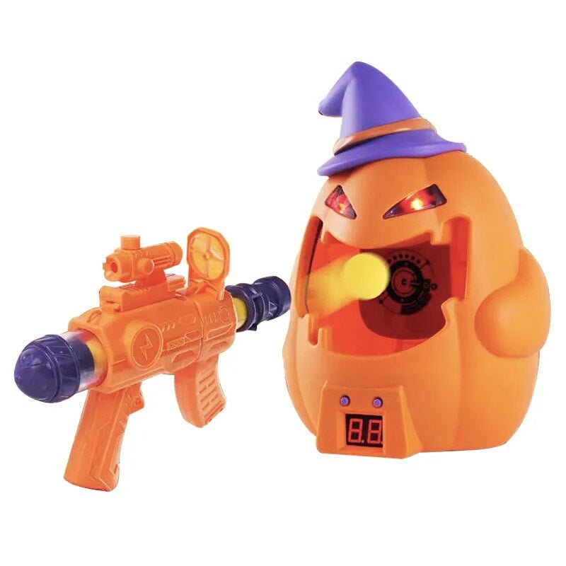 Pumpkin Target Shooting Toy - Shooting Games with LCD Score Record and Sound
